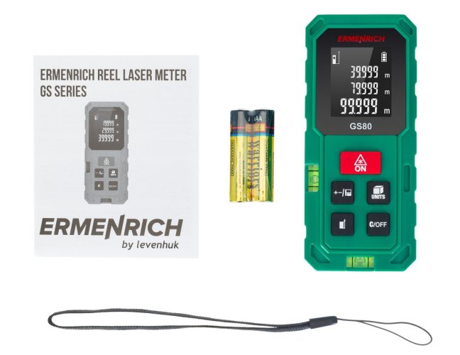 Laserový měřič Ermenrich Reel GS80