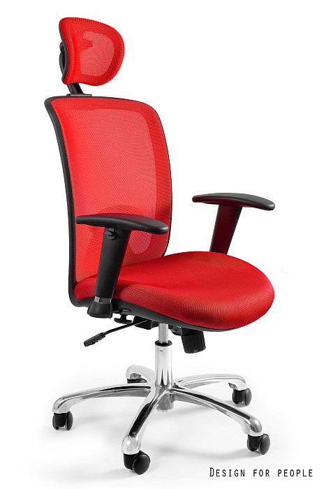 UNIQUE kancelářská židle EXPANDER červená