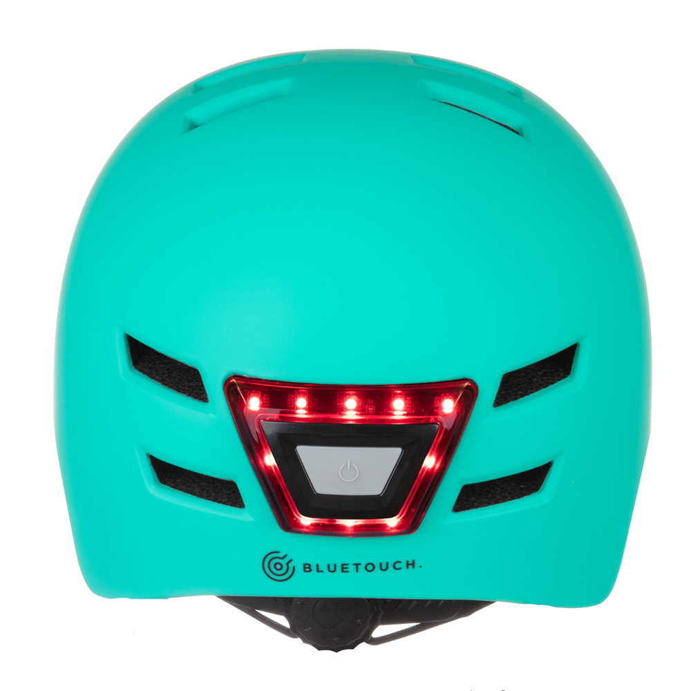 Bezpečnostní helma BLUETOUCH modrá s LED M/L