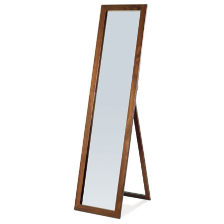Zrcadlo stojací, v.150 cm, konstrukce z MDF, moření ořech 20685 WAL