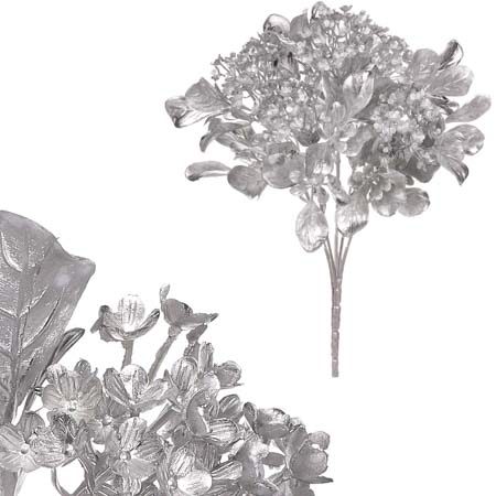 Kytice kvetoucí, barva stříbrná matná. SG6123 SIL