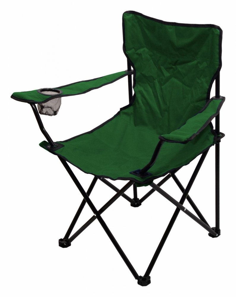 Židle kempingová skládací BARI zelená CATTARA