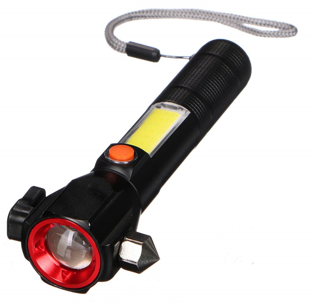 Svítilna do auta bezpečnostní s magnetem CAR LAMP SAFETY, 300 lm, COB LED, USB SIXTOL