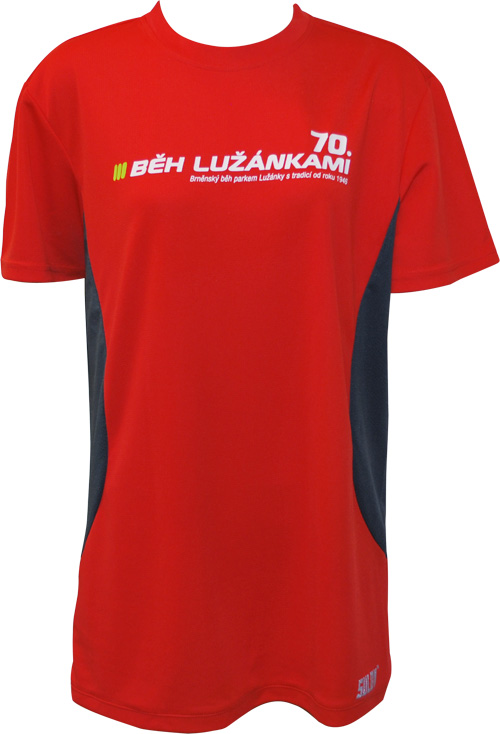 Sulov Runfit pánské běžecké triko, krátký rukáv, červené, vel. L XXL