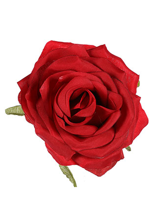 Růže, barva červená. Květina umělá vazbová. Cena za balení 12 ks KUM3311-RED