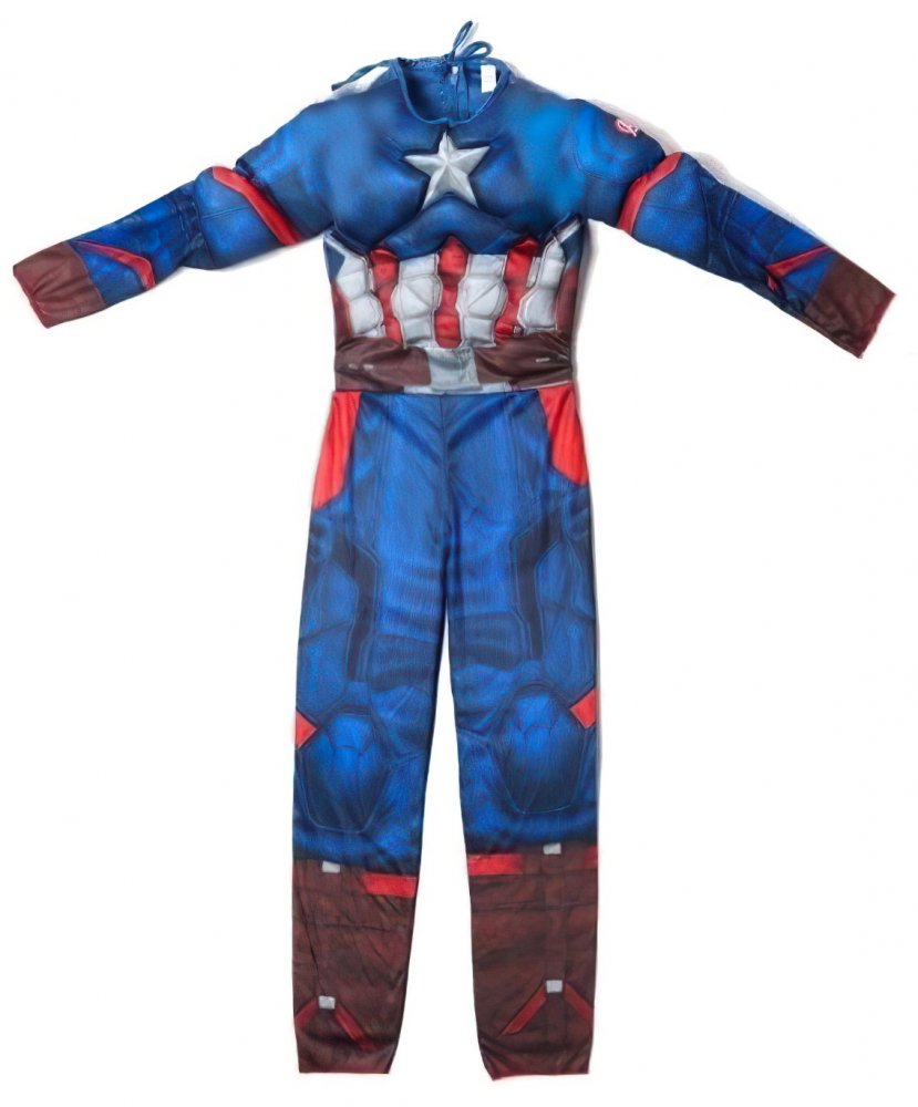 Dětský kostým Svalnatý Kapitán Amerika 110-122 M