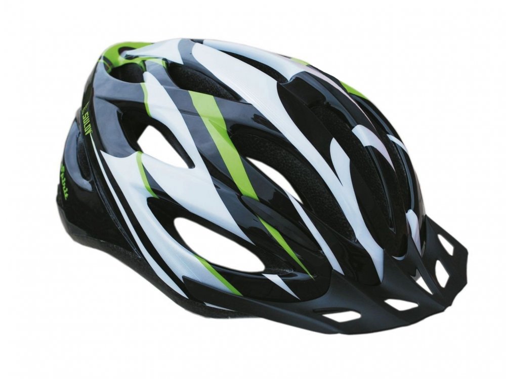 SULOV SPIRIT cyklo helma, černo-zelená, vel. L, 2020 L