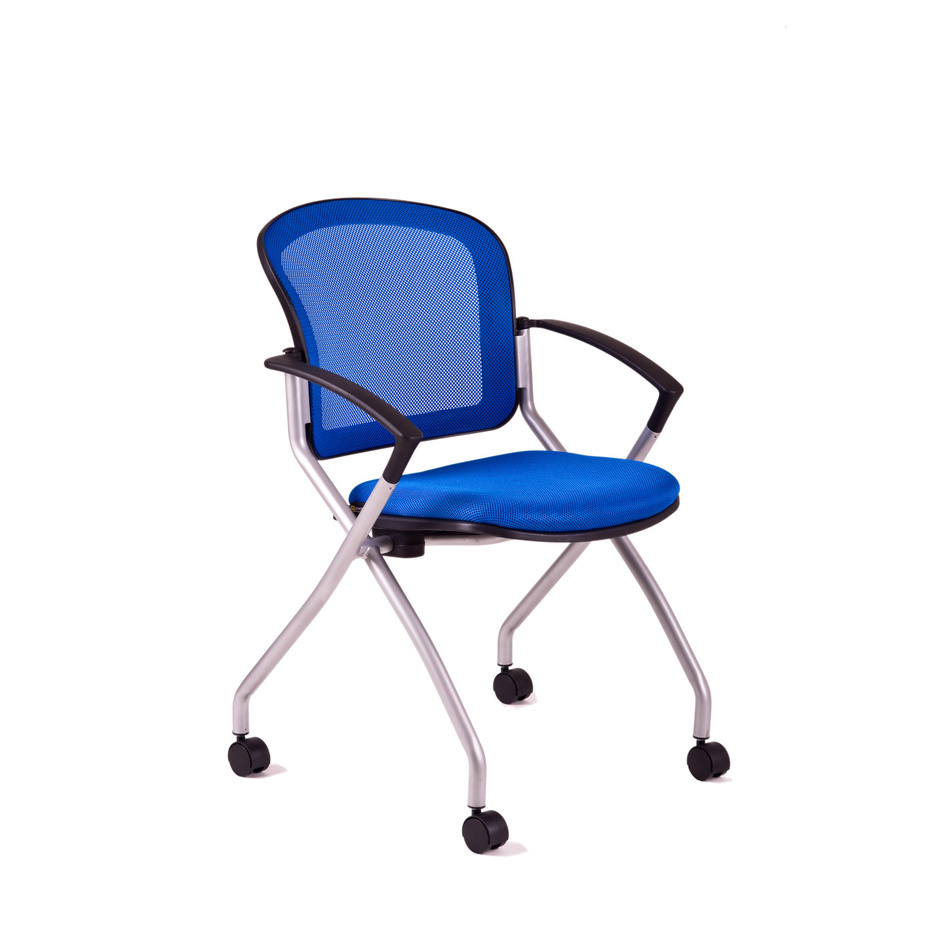 OfficePro Jednací židle METIS modrá