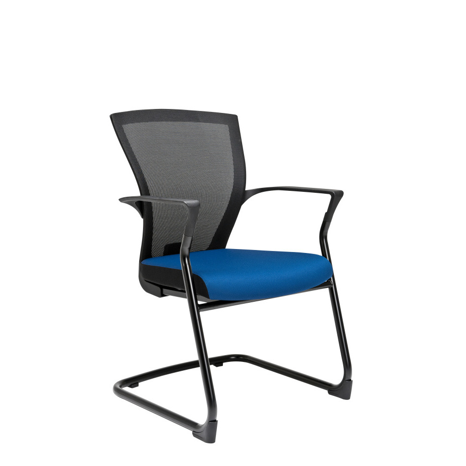 Jednací židle MERENS Meeting BI 204 modrá
