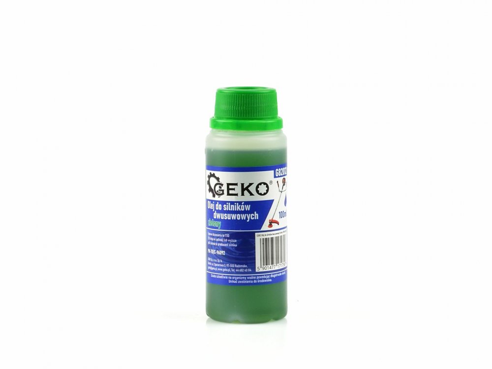 Olej pro dvoutaktní motory zelený 100ml GEKO