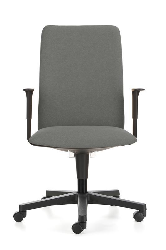 Emagra kancelářská židle FLAP/B s područkami šedá