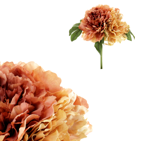 Hortenzie, puget z umělých květin, barva růžová KUM3319-PINK