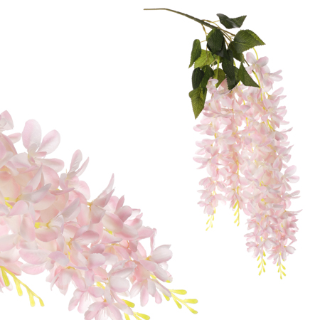 Orchidej, převislá větev, světle růžová barva. KN7033 PINK-LT