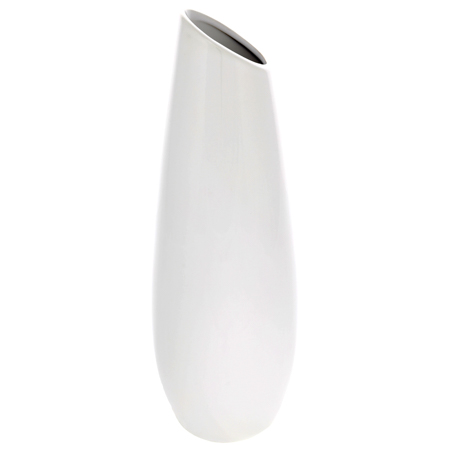 Váza keramická bílá. HL9011-WH