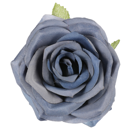 Růže, barva modrá. Květina umělá vazbová. Cena za balení 12 ks KUM3311-BLUE