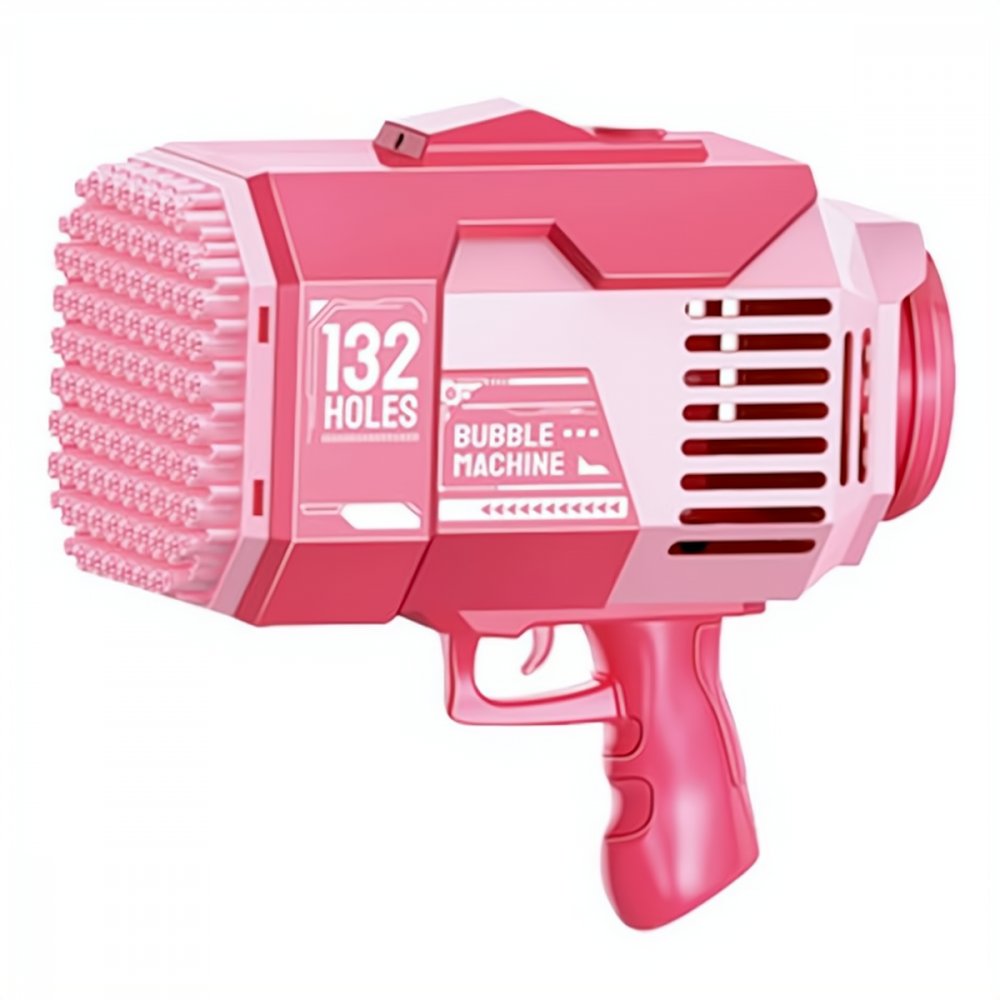 Maxi pistole na bubliny - 132 bublin růžová