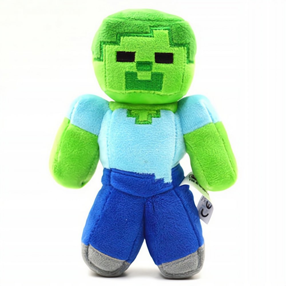 Plyšová hračka Minecraft Zombie Steve 23cm