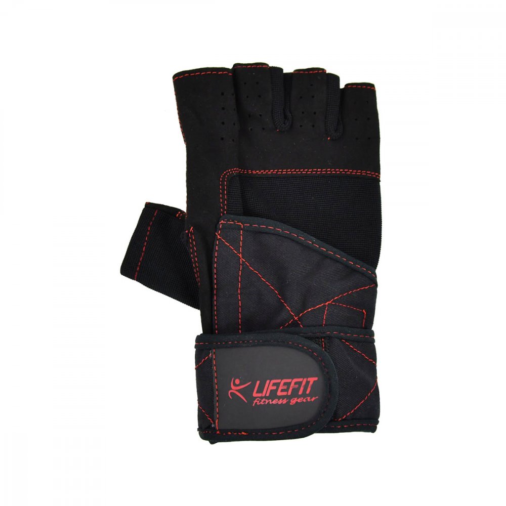 Fitness rukavice LIFEFIT® TOP, vel. L, černé XL