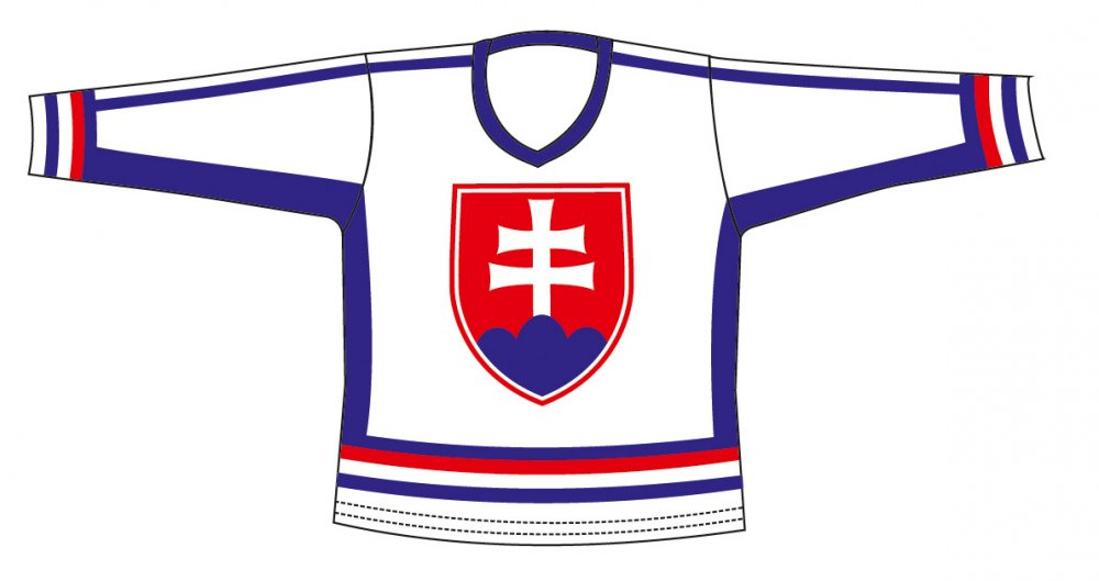 Hokejový dres SR 6, bílý, vel. L XL