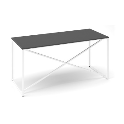 Stůl ProX 158 x 67 cm, Grafit / bílá