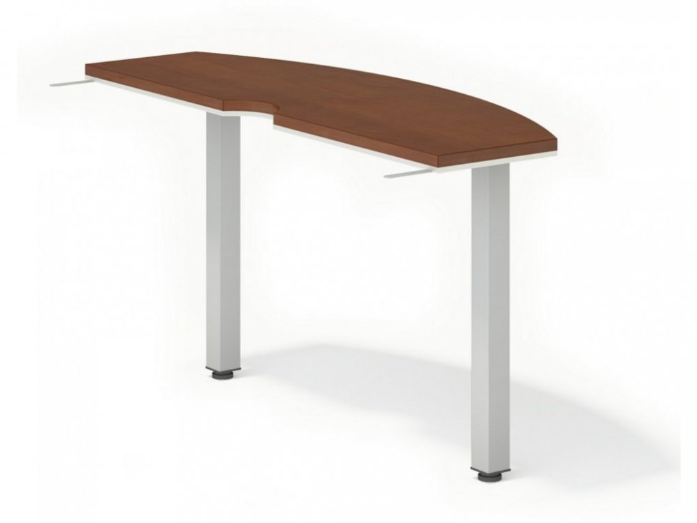 LENZA Jednací stůl Wels zakončovací – 140×50×76,2 cm