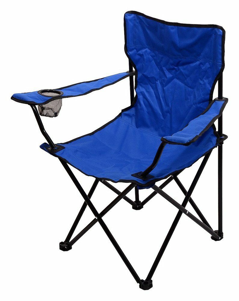Židle kempingová skládací BARI modrá CATTARA