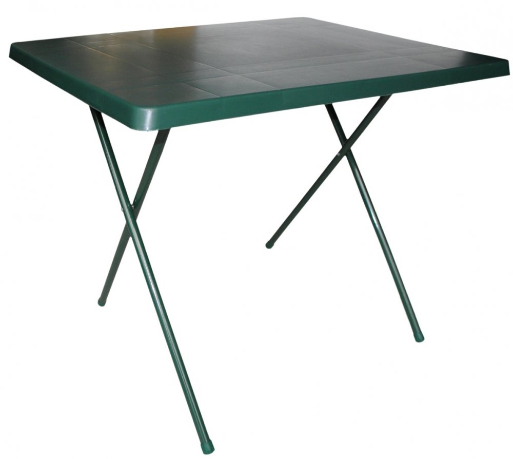 SportTeam zahradní stolek skládací, zelený, 80x60 cm