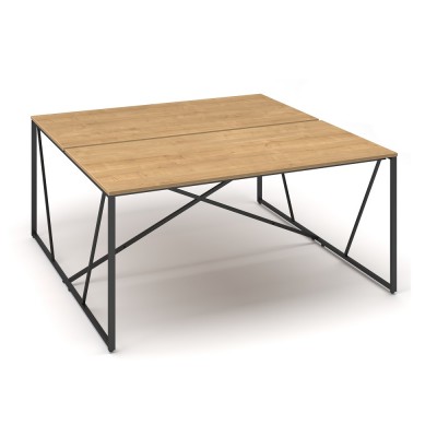Stůl ProX 158 x 163 cm, Dub hamilton / grafit