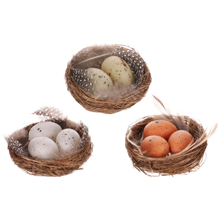 Vajíčka v hnízdě. Cena za 1 ks. MO6018
