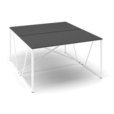 Stůl ProX 138 x 163 cm, Grafit / bílá