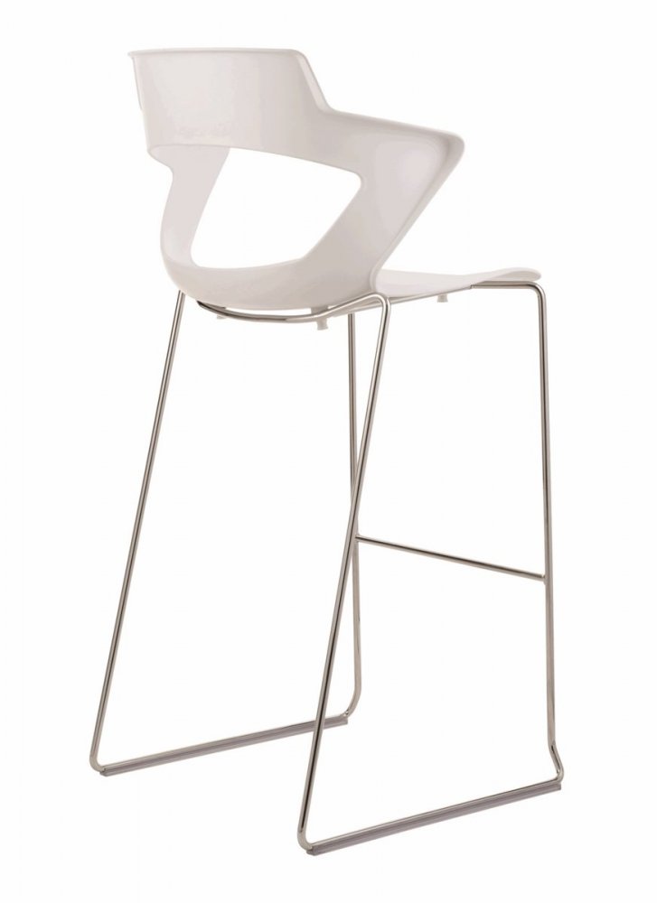 Antares Barová židle 2160/SB PC AOKI bílá