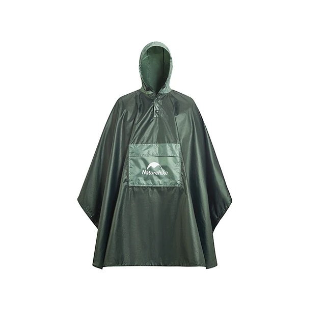 Naturehike pláštěnka RG01 s kapsou 406g - zelené (poncho)