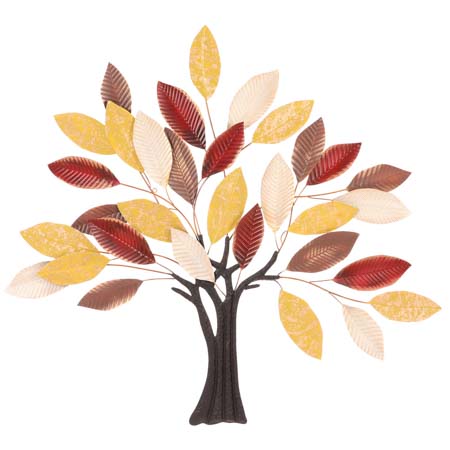 Kovový strom - nástěnná dekorace. FA21-004