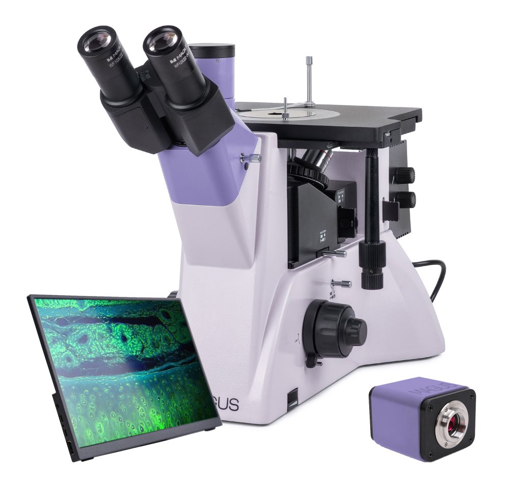 Metalurgický inverzní digitální mikroskop MAGUS Metal VD700 BD LCD