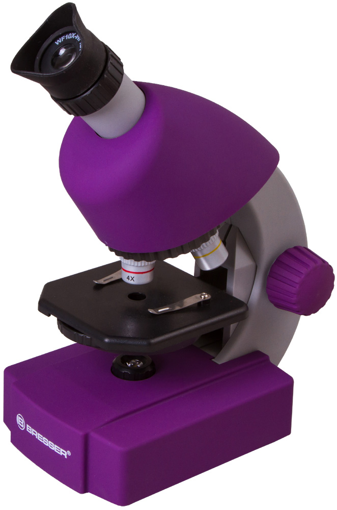 Mikroskop Bresser Junior 40–640x fialový