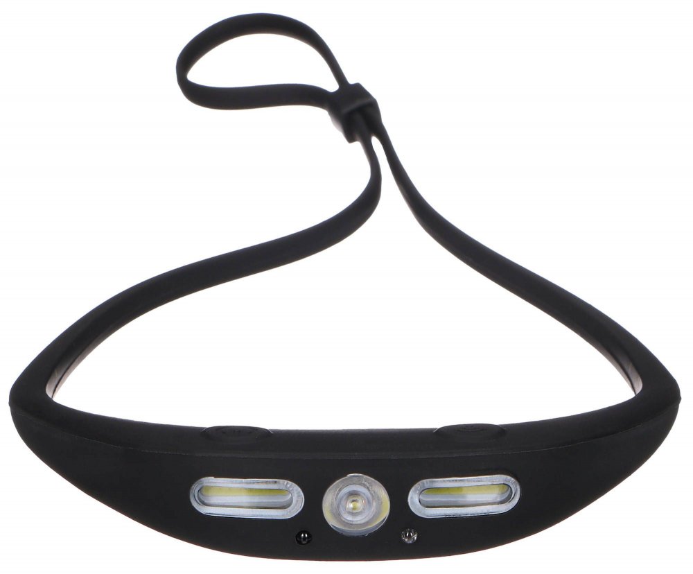 Čelovka s gumovým páskem a senzorem HEADLAMP SENSOR 1, 160 lm, XPG LED, COB, USB SIXTOL