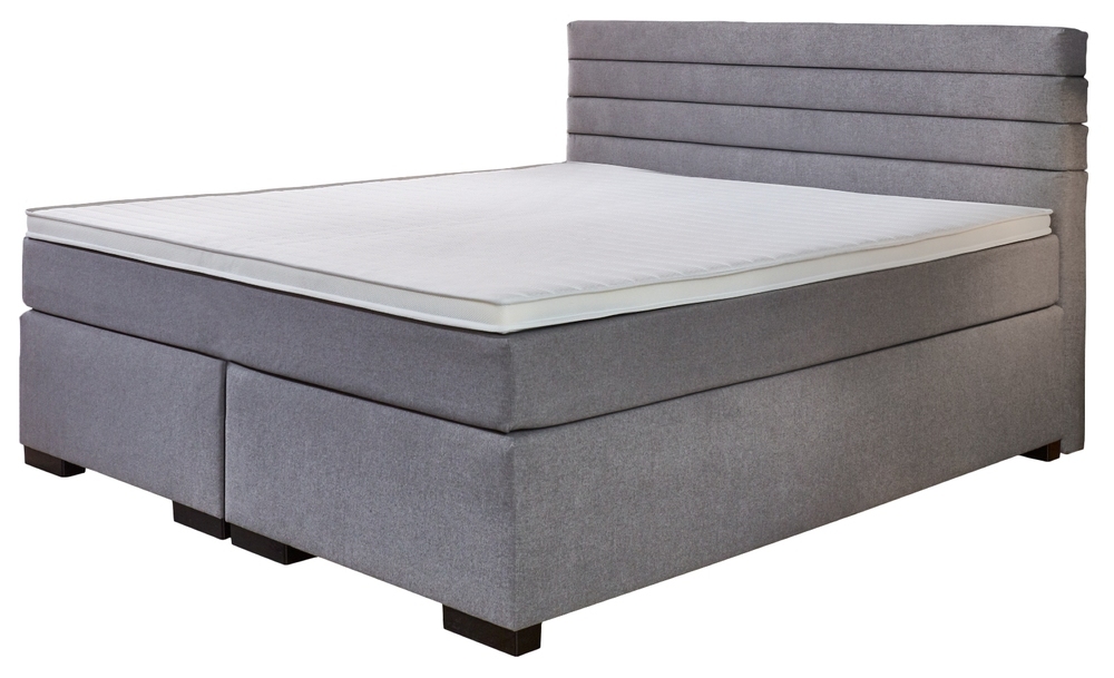 Kontinentální postel BOXSPRING KOKOMO BX1750 180x200 cm - šedá