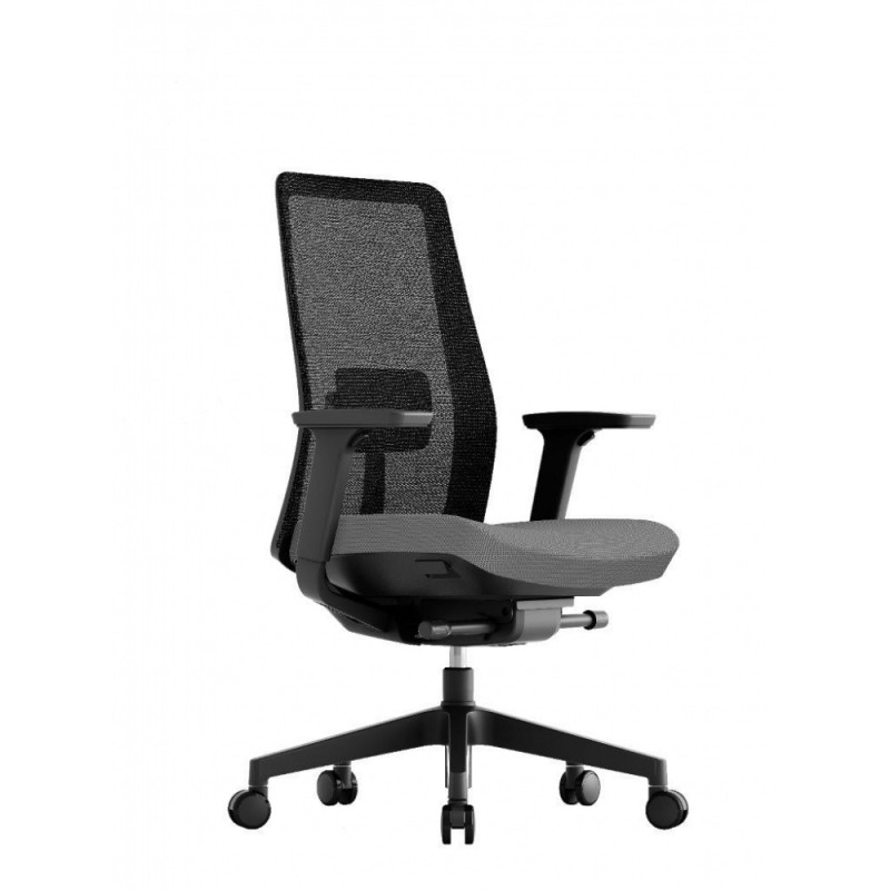 OfficePro Kancelářská židle K10 šedá