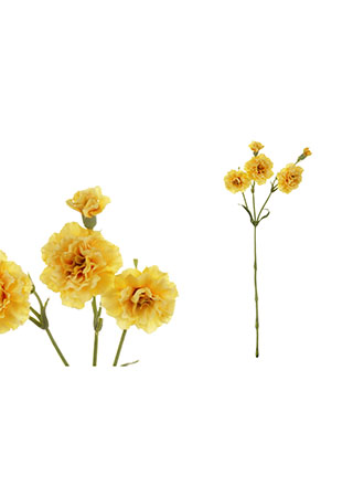 Minikarafiát, barva žlutá. Květina umělá. KT7400-YEL
