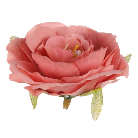 Růže, barva staro-růžová. Květina umělá vazbová. Cena za balení 12 kusů. KN7002 OLD PINK