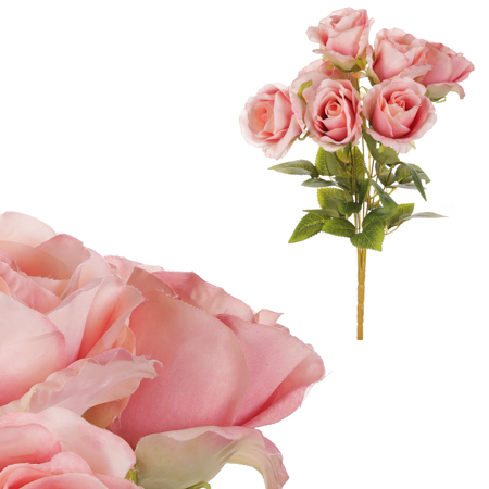 Růže v pugetu, růžová barva. KN7056 PINK