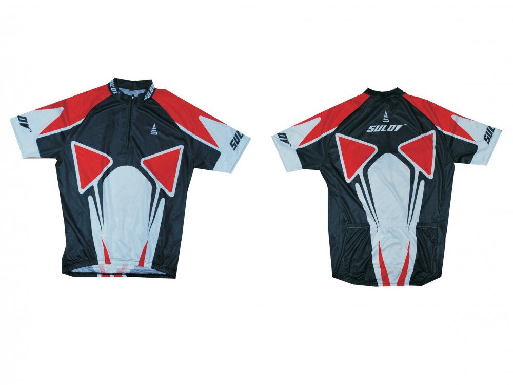 Cyklistický dres SULOV®, vel. L, červený XXL