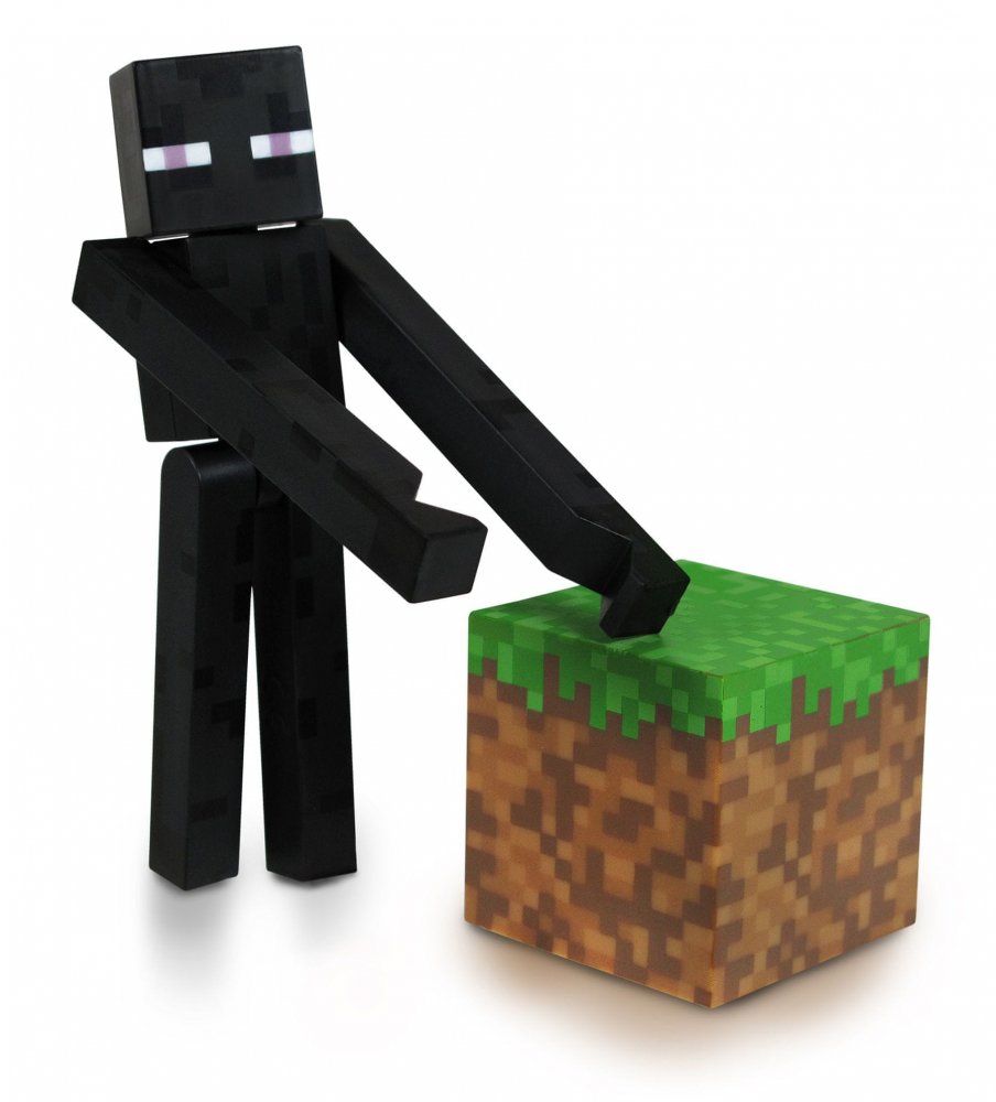 Figurka Minecraft Enderman s příslušenstvím 9cm