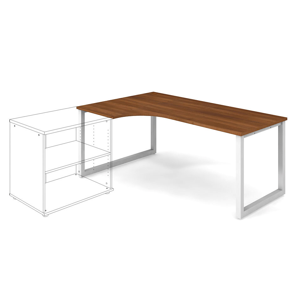 HOBIS Stůl ergo 180 x 120 cm, pravý - UE O 1800 60 P