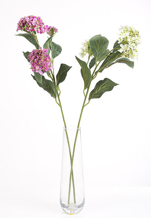 Hydrangea, mix 2 barev. Květina umělá. UKA012