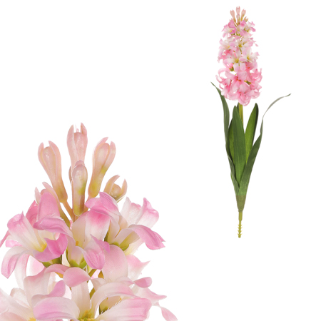 Hyacint, sv.růžová barva. KUL012 PINK-LT