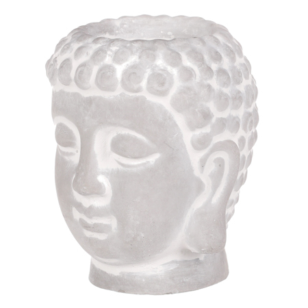 Budha, svícen na čajovou svíčku, betonová dekorace. SC1035