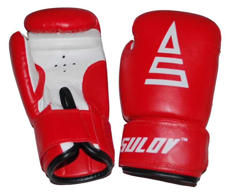 Box rukavice SULOV® PVC, 4oz, červené 6oz