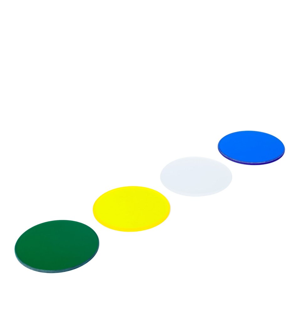 Sada barevných filtrů MAGUS LF4 (modrý, zelený, žlutý, matný)