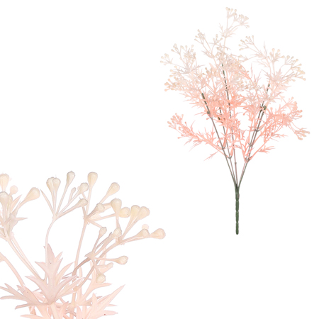 Tráva kvetoucí, růžovo-bílá barva. SG6108 PINK